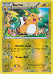 Raichu - 28/111 - Uncommon - Reverse Holo