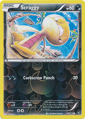 Scraggy - 66/111 - Common - Reverse Holo