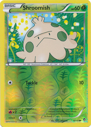 Shroomish - 6/111 - Common - Reverse Holo