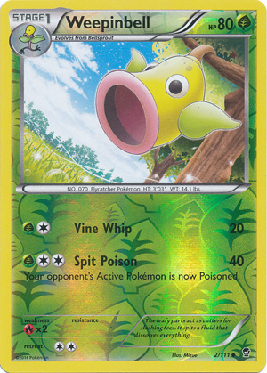 Weepinbell - 2/111 - Uncommon - Reverse Holo