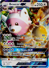 Bewear GX SM34 Wave Holo Promo - Bewear GX Collection Exclusive