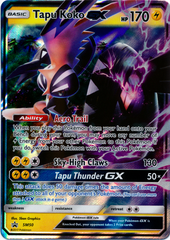 Shiny Tapu Koko GX SM50 Wave Holo Promo - Shiny Tapu Koko GX Collection