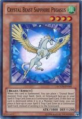 Crystal Beast Sapphire Pegasus - LCGX-EN161 - Super Rare - Unlimited Edition