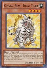 Crystal Beast Topaz Tiger - LCGX-EN158 - Common - Unlimited Edition