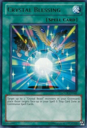 Crystal Blessing - LCGX-EN165 - Rare - Unlimited Edition