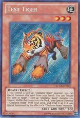 Test Tiger - LCGX-EN242 - Secret Rare - Unlimited Edition