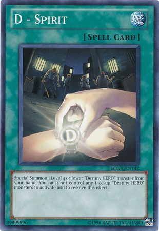 D - Spirit - LCGX-EN142 - Common - Unlimited Edition