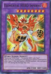 Elemental HERO Inferno - LCGX-EN076 - Super Rare - Unlimited Edition