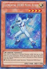 Elemental HERO Neos Alius - LCGX-EN028 - Secret Rare - Unlimited Edition