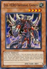 Evil HERO Infernal Gainer - LCGX-EN030 - Common - Unlimited Edition