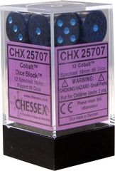 Chessex Dice CHX 25707 Speckled 16mm D6 Cobalt Set of 12