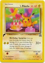 Happy Birthday Pikachu #24 NON-Holo Promo