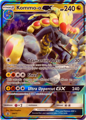 Kommo-O GX SM71 Wave Holo Promo - Kommo-O GX Collection