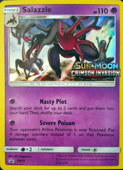 Salazzle SM73 Wave Holo Promo - Crimson Invasion Prerelease