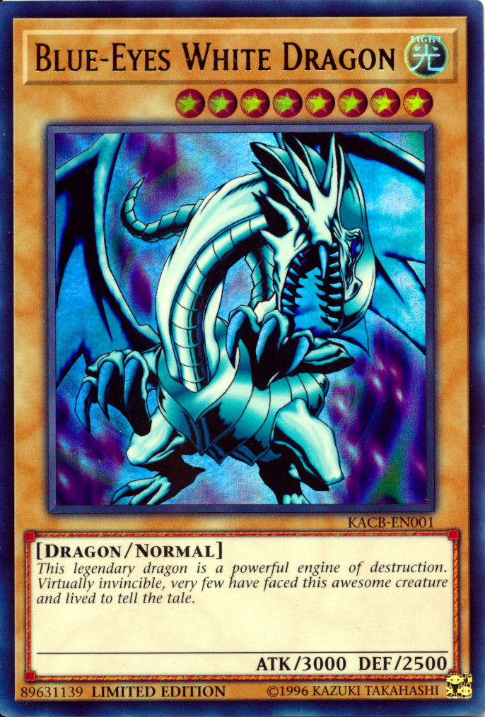 Blue-Eyes White Dragon - KACB-EN001 - Ultra Rare - Kaibas Collector Box