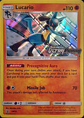 Lucario SM95 Wave Holo Promo - SM5 Ultra Prism Prerelease