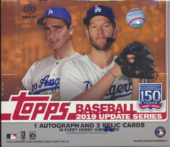 2019 Topps Update Series MLB Baseball JUMBO Hobby Box