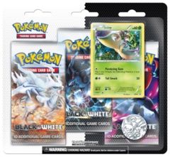 Pokemon Black & White 3-Booster Blister Pack - Snivy Promo