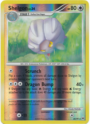 Shelgon - 48/99 - Uncommon - Reverse Holo