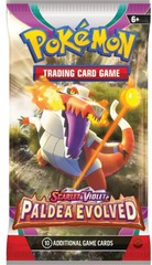 Pokemon SV2 Paldea Evolved Booster Pack -- Skeledirge Pack Art