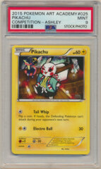 2015 Pokemon Art Academy Promo Pikachu (Ashley) PSA 9 MINT