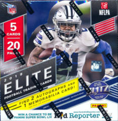 2019 Panini Donruss Elite Football Hobby Box