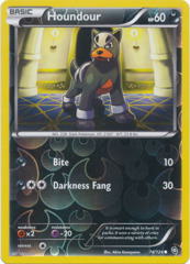 Houndour - 74/124 - Common - Reverse Holo