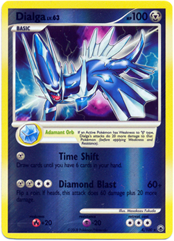 Dialga - 4/100 - Rare - Reverse Holo