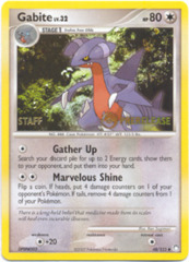 Gabite 48/123 Non-Holo STAFF Promo - Mysterious Treasures Prerelease