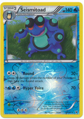 Seismitoad - 24/101 - Rare - Reverse Holo