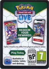 Pokemon SWSH9 Brilliant Stars Elite Trainer Box Code Card