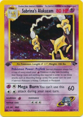 Sabrina's Alakazam - 16/132 - Holo Rare - 1st Edition