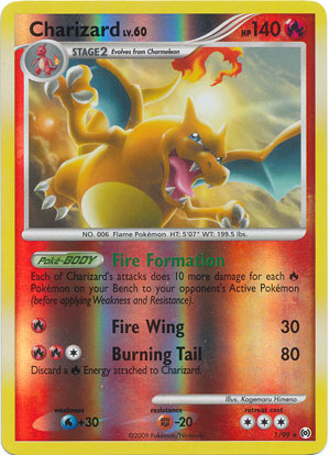 Charizard - 1/99 -  Rare - Reverse Holo