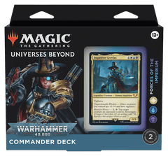 MTG Warhammer 40,000 40k Commander Deck - Forces of the Imperium (Regular Edition)