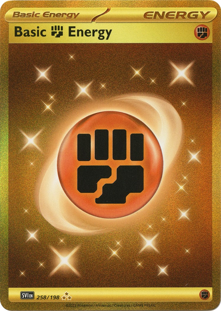 Fighting Energy - 258/198 - Hyper Rare