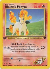 Blaine's Ponyta - 64/132 - Common - 1st Edition