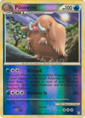 Piloswine - 48/102 - Uncommon - Reverse Holo