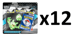 Pokemon SV10.5 Black Bolt 3-Pack Tech Sticker Collection DISPLAY BOX (12ct) - Reuniclus -- NO REFUNDS OR CANCELLATIONS, ALL SALES ARE FINAL