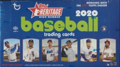 2020 Topps Heritage High Number MLB Baseball Hobby Box