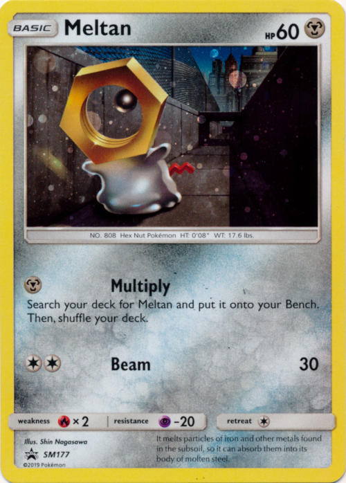 Meltan SM177 Cosmos Holo Promo - Melmetal GX Collection Box - Pokemon  Singles  Pokemon English Promos - Collector's Cache LLC