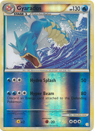 Gyarados - 4/123 - Rare - Reverse Holo