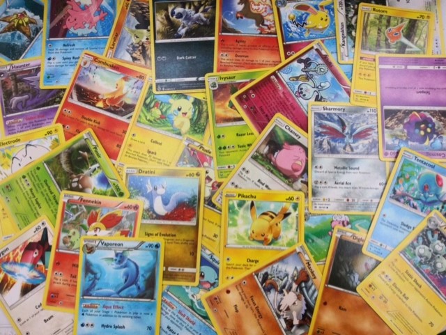 CHEAP Pokemon Cards 100ct BULK lot of PLAYED CONDITION Commons ...