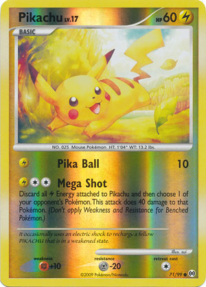 Pikachu - 71/99 - Common - Reverse Holo