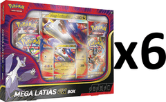 Pokemon Mega Latias ex Box CASE (6 Boxes) -- NO REFUNDS OR CANCELLATIONS, ALL SALES ARE FINAL