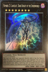 Number 23: Lancelot, Dark Knight of the Underworld - BOSH-ENSE2 - Super Rare - Limited Edition