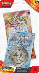 Pokemon SV8 Surging Sparks Checklane Blister - Wooper