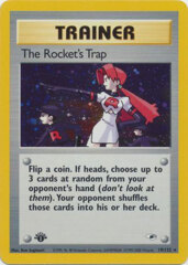 The Rocket's Trap - 19/132 Holo Rare - 1st Edition