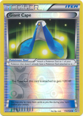 Giant Cape - 114/124 - Uncommon - Reverse Holo