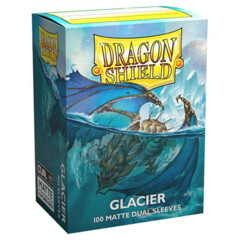 Dragon Shield DUAL Matte Standard-Size Sleeves - Glacier- 100ct