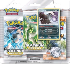 Pokemon Platinum Arceus 3-Booster Blister - Darkrai Promo